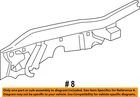 BMW OEM 14 16 X5 Seat Track Rail Cover Left 52107317459