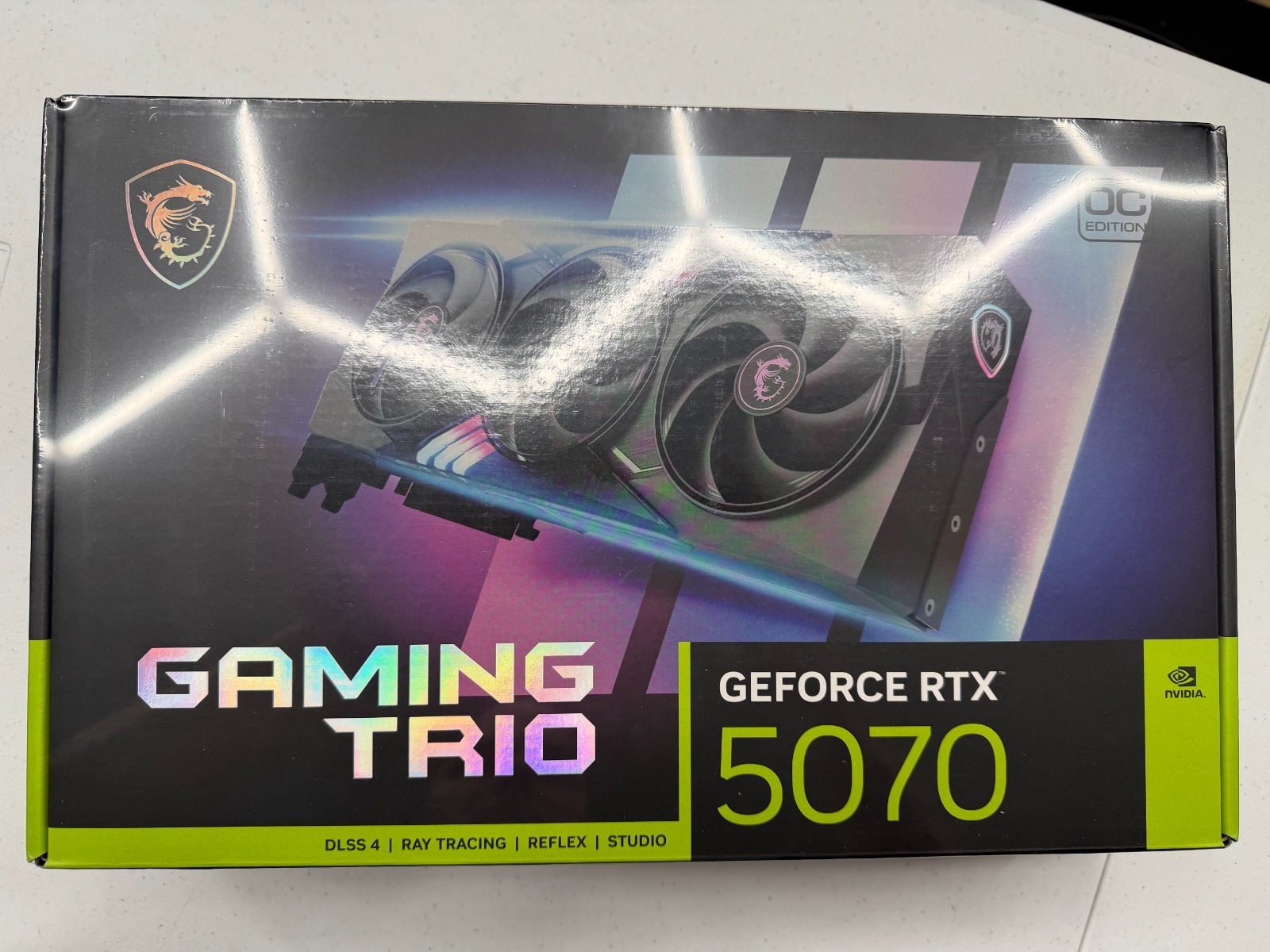 BNIB MSI Gaming Trio RTX 5070 OC 12GB GDDR7 RGB DLSS 4 Ray Tracing RGB