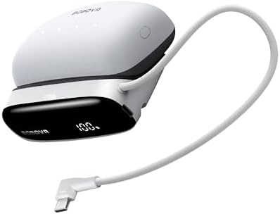 BOBOVR PD100 Combo 10000mAh Portable Power Bank  30W PD Laptop Charger Compatible with MacBook Pro/Air  iPhone 17/16/15  Hot Swappable External Battery for Unlimited Power