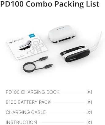 BOBOVR PD100 Combo 10000mAh Portable Power Bank  30W PD Laptop Charger Compatible with MacBook Pro/Air  iPhone 17/16/15  Hot Swappable External Battery for Unlimited Power