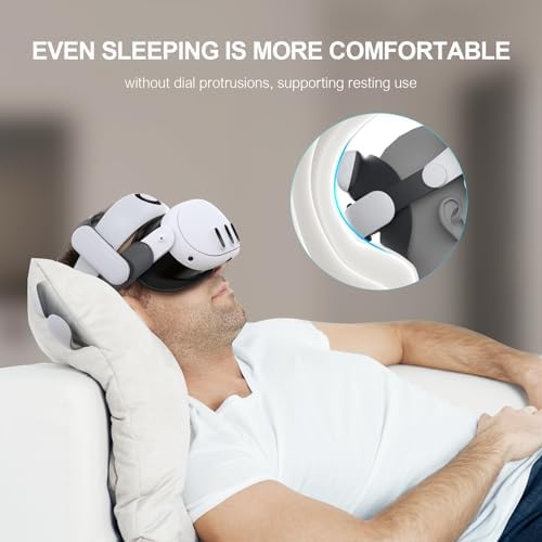 BOBOVR S3 Pro Battery Strap Accessories Head Air Cooling System and 10000mah Hot swappable Battery Pack Compatible with Meta Quest 3/Quest 3S