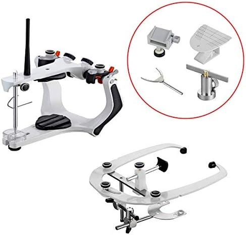 BONEW Global Lab Articulator High Precision Semi Adjustable Articulators with Standard Face Bow and Aluminum Box XG A01