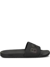 BOSS Aryeh_slid_npvlg sandalia para hombre, talla 42, color negro