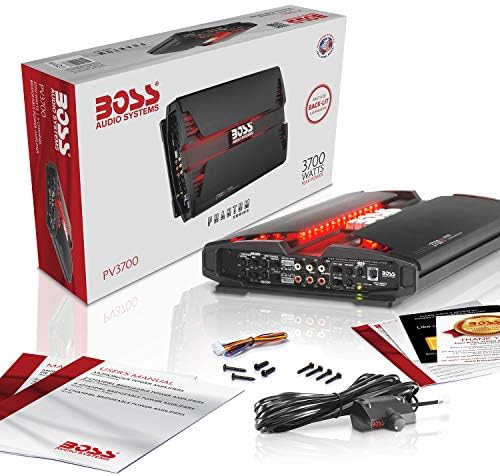 BOSS Audio Systems PV3700 5 Channel Car Stereo Amplifier   3700 High Output  5 Channel  2/4 Ohm Stable  Low/High Level Inputs  High/Low Pass Crossover  Full Range  Bridgeable  for Subwoofer