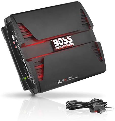 BOSS Audio Systems PF1800 4 Channel Car Amplifier   1800 Watts  Full Range  Class A B  2 4 Ohm Stable  Mosfet Power Supply  Bridgeable