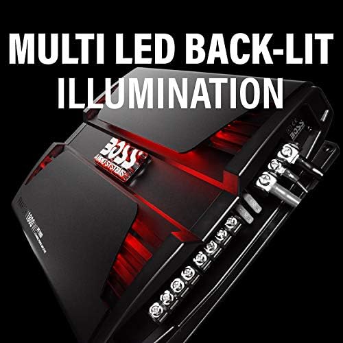 BOSS Audio Systems PF1800 4 Channel Car Amplifier   1800 Watts  Full Range  Class A B  2 4 Ohm Stable  Mosfet Power Supply  Bridgeable