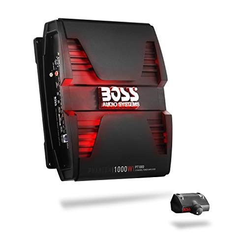 BOSS Audio Systems PT1000 2 Channel Car Amplifier   1000 Watts  Full Range  Class A/B  2 8 Ohm Stable  Mosfet Power Supply  Bridgeable
