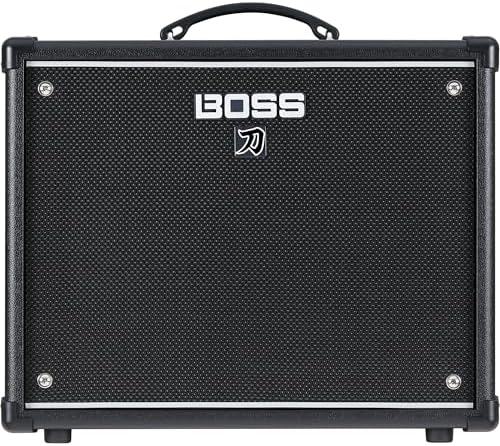 BOSS Katana 50 Gen 3 Guitar Amplifier   Compact 50 Watt Combo Amp   Custom 12 Inch Speaker   Evolved Tube Logic Sound   12 Amp Characters   Onboard BOSS Effects   Advanced Connectivity & More