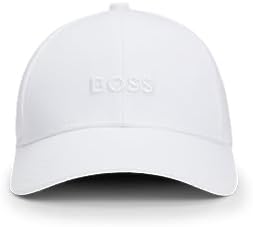 Talla unica, BOSS Mens Bold Center Logo Twill Cap