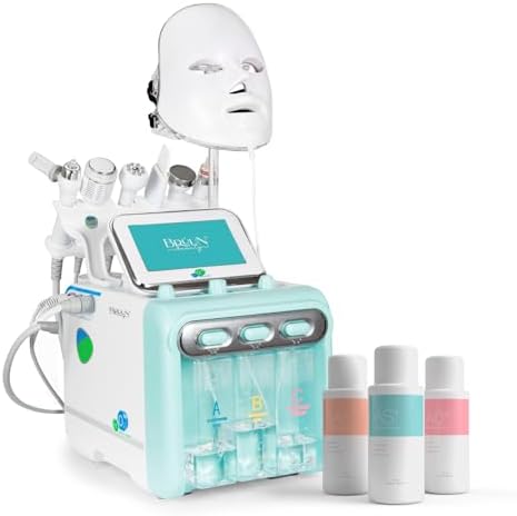 BR UN Facial Care Machine   A 7 in 1 Multifunctional Face Care Device for Skin Moisturizing   A Vacuum Cleaning Jet for Home and Beauty Salon