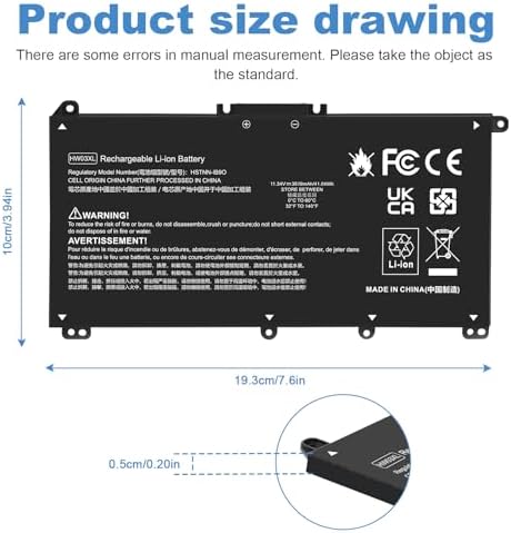 BTY M6K Laptop Battery for MSI Stealth Pro GF63 GF65 GF75 GS63VR GS73VR 7RG 7RG 005 Thin 8RB 8RC 8RD 8RD 031TH 8RC 8RF 8SC 8RX Thin WS63 8SK WP65 WF65 WF75 MS 16K3 MS 17B4 MS 16W1 MS 16R1