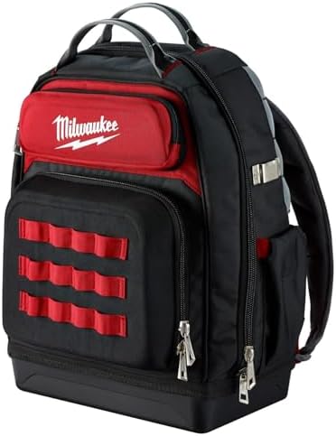 BYOGI Compatible con mochila Milwaukee 48-22-8201 Ultimate Jobsite, rojo, negro