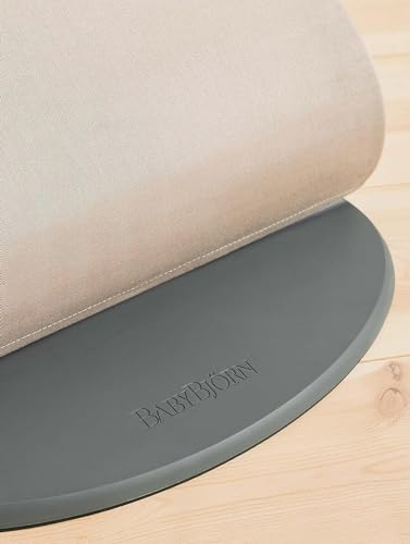 BabyBj rn Bouncer Bliss  Sand Gray  Woven  Classic Quilt   2 in 1 Adjustable Baby Bouncer Seat and Toddler Chair  Newborn to Toddler  8 29 lbs   4 Positions  Lightweight & Portable