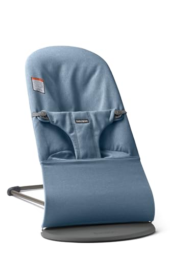 BabyBj rn Bouncer Bliss  Sand Gray  Woven  Classic Quilt   2 in 1 Adjustable Baby Bouncer Seat and Toddler Chair  Newborn to Toddler  8 29 lbs   4 Positions  Lightweight & Portable