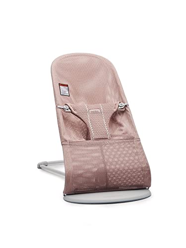 BabyBj rn Bouncer Bliss  Sand Gray  Woven  Classic Quilt   2 in 1 Adjustable Baby Bouncer Seat and Toddler Chair  Newborn to Toddler  8 29 lbs   4 Positions  Lightweight & Portable
