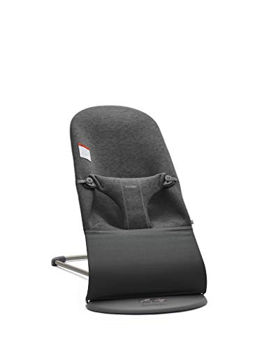 BabyBj rn Bouncer Bliss  Sand Gray  Woven  Classic Quilt   2 in 1 Adjustable Baby Bouncer Seat and Toddler Chair  Newborn to Toddler  8 29 lbs   4 Positions  Lightweight & Portable