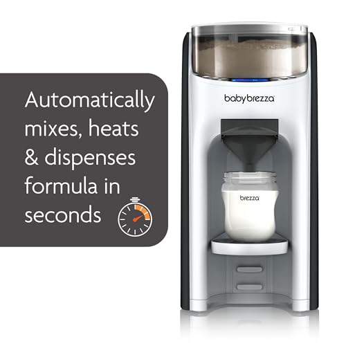 Baby Brezza New and Improved Formula Pro Advanced Formula Dispenser Machine   Automatically Mix a Warm Formula Bottle Instantly   Easily Make Bottle with Automatic Powder Blending  White