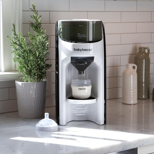 Baby Brezza New and Improved Formula Pro Advanced Formula Dispenser Machine   Automatically Mix a Warm Formula Bottle Instantly   Easily Make Bottle with Automatic Powder Blending  White