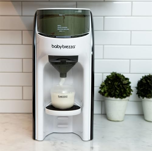 Baby Brezza New and Improved Formula Pro Advanced Formula Dispenser Machine   Automatically Mix a Warm Formula Bottle Instantly   Easily Make Bottle with Automatic Powder Blending  White
