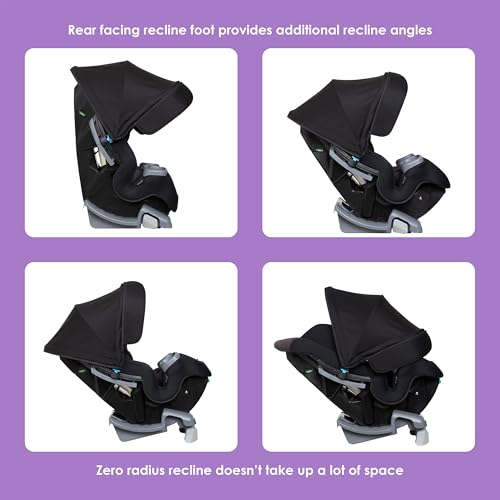Baby Trend Cover Me  4 in 1 Convertible Car Seat  Dark Moon