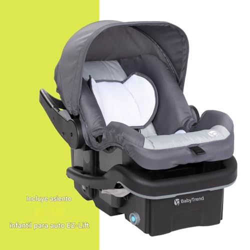 Baby Trend Expedition  Zero Flat Jogger Travel System with LED Lights  Dash Grey