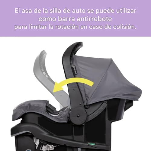 Baby Trend Expedition  Zero Flat Jogger Travel System with LED Lights  Dash Grey