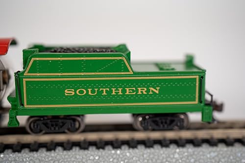 Bachmann Industries Prairie 2 6 2 Locomotive and Tender Southern Train Car  Green  N Scale