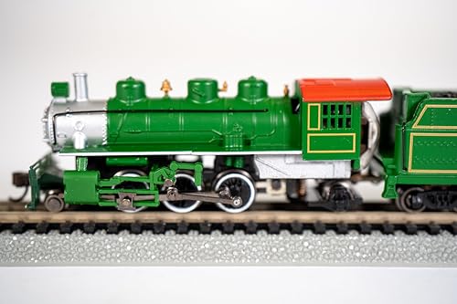 Bachmann Industries Prairie 2 6 2 Locomotive and Tender Southern Train Car  Green  N Scale