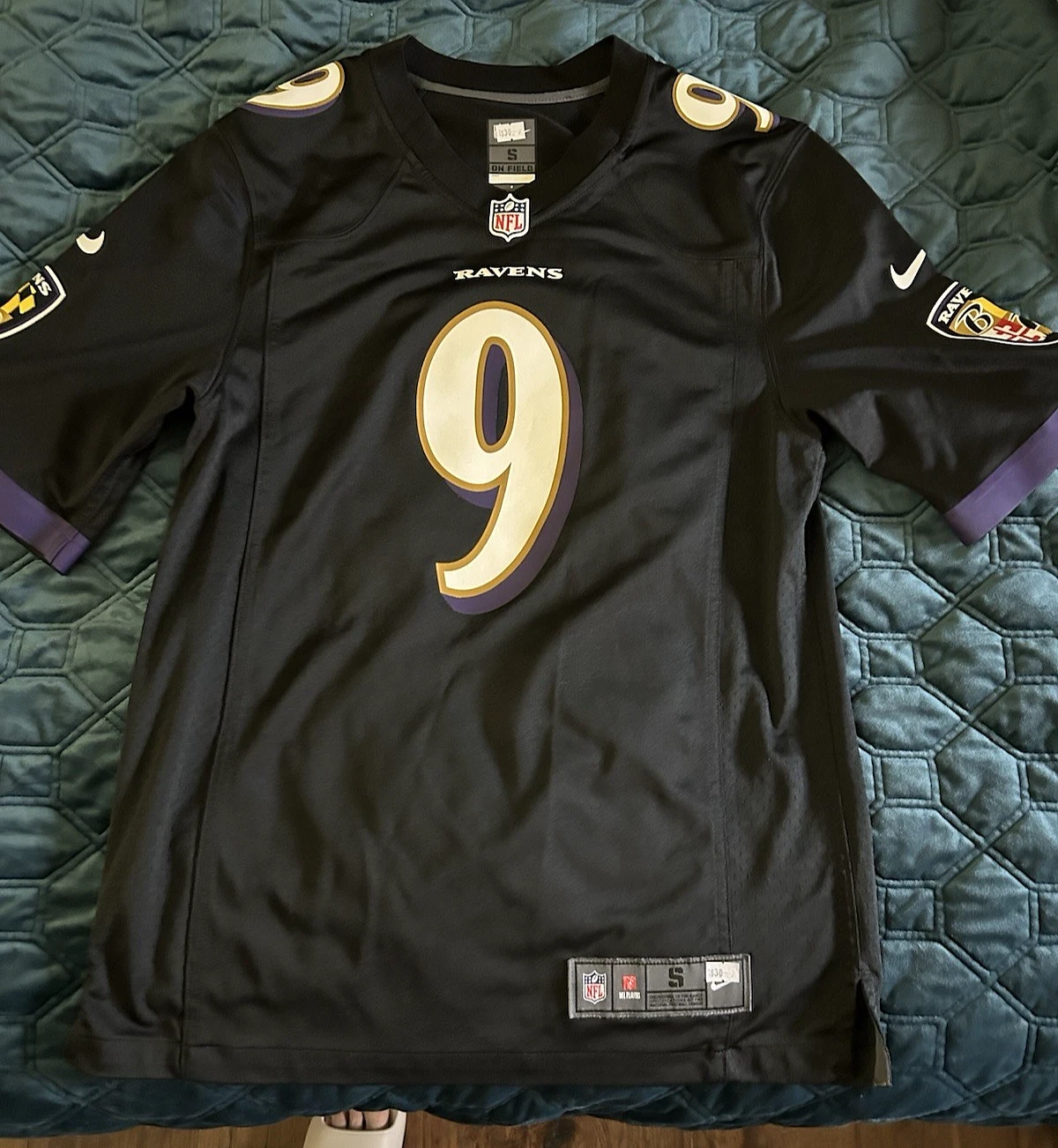 Baltimore Ravens Justin Tucker Jersey Nike On Field Kicker   Small adult