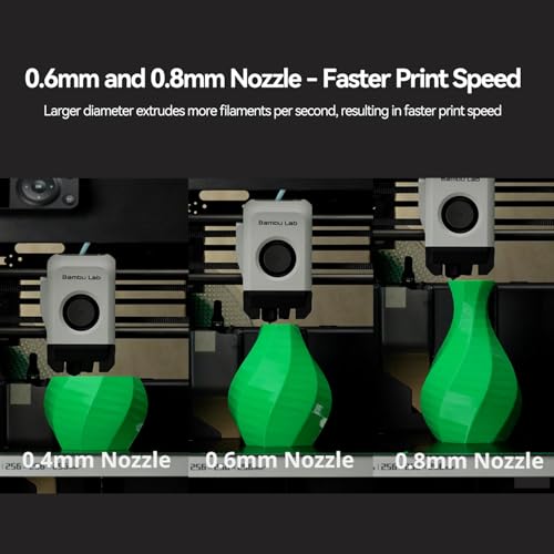 Bamboo Lab H2D Hotend Kit with 0 4mm Hardened Steel Nozzle for H2 Series 3D Printer H2D H2S P2S Precise Print Head Consistent Extrusion Heating Block Extruder Hot End Accessory