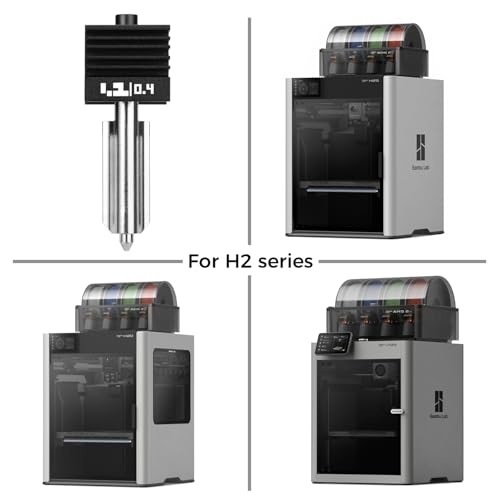 Bamboo Lab H2D Hotend Kit with 0 4mm Hardened Steel Nozzle for H2 Series 3D Printer H2D H2S P2S Precise Print Head Consistent Extrusion Heating Block Extruder Hot End Accessory