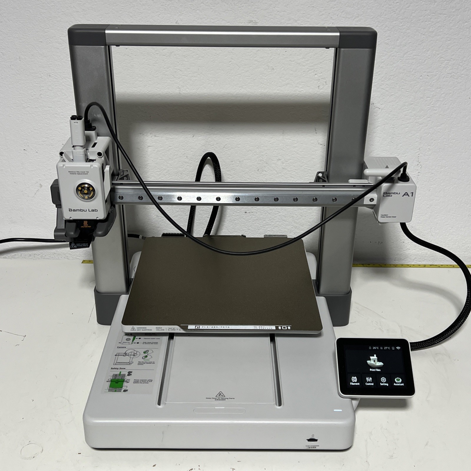 Bambu Lab A1 3D Printer   High Precision Silver 3D Printing Machine   394 Hours