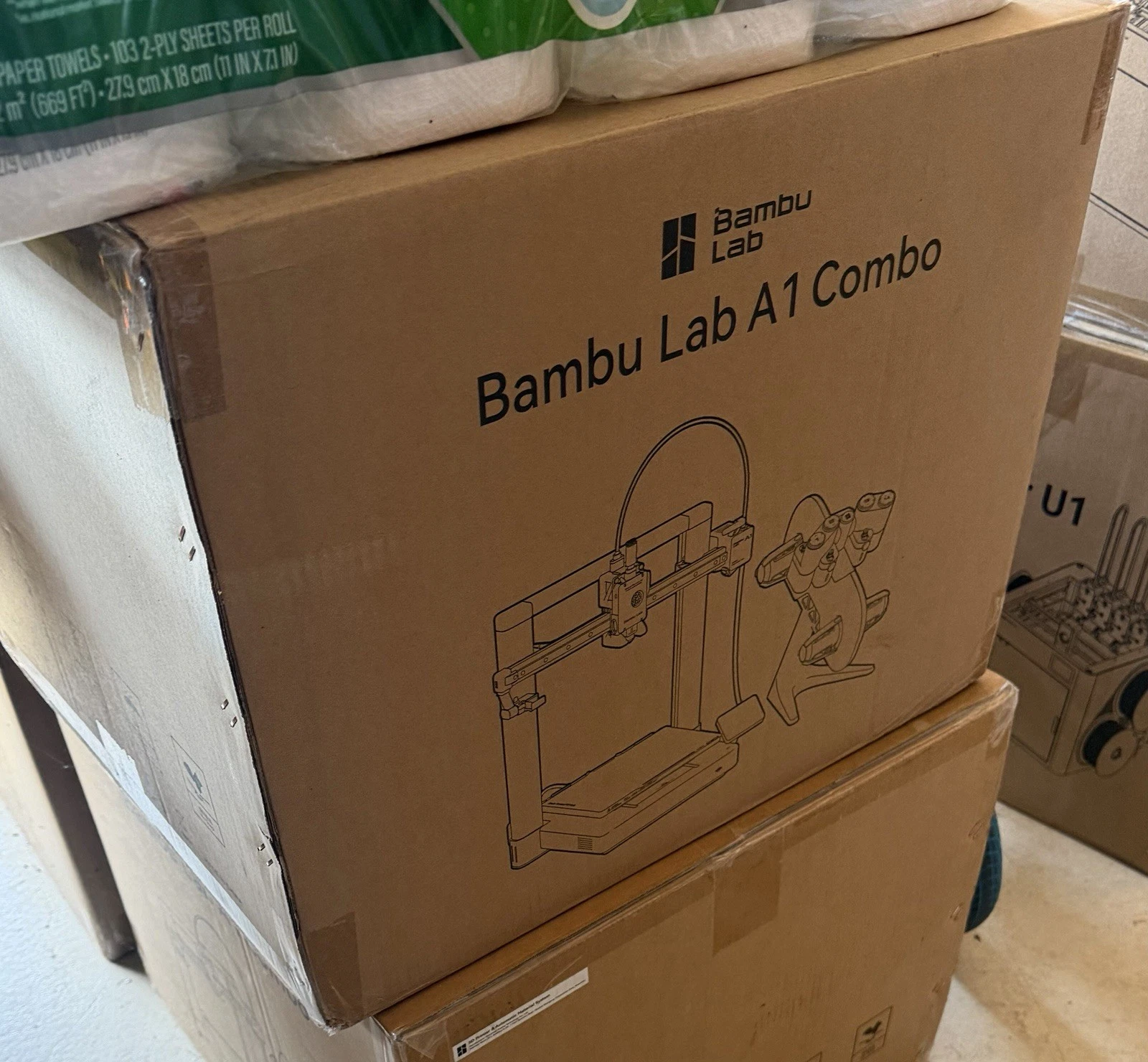 Bambu Lab A1 Combo 3D Printer With AMS Lite NEW   Not Affected By Recall  
