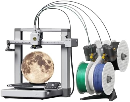 Bambu Lab A1 Combo   LED Lamp Kit  Support Multi Color 3D Printing  High Speed & Precision  Full Auto Calibration & Active Flow Rate Compensation   48 dB Quiet FDM 3D Printers