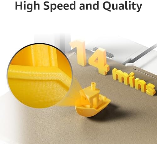 Bambu Lab A1 Mini 3D Printer  Support Multi Color 3D Printing  Set Up in 20 Mins  High Speed & Precision  Full Auto Calibration & Active Flow Rate Compensation   48 dB Quiet FDM 3D Printers