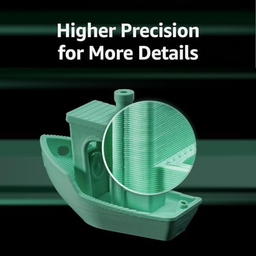 Bambu Lab P1S 3D Printer  Fully Enclosed  Support Up to 16 Colors/Multi Materials  500mm/s Fast Printing & High Precision  CoreXY & Auto Bed Leveling  Ready to Use FDM 3D Printers Large Print Size