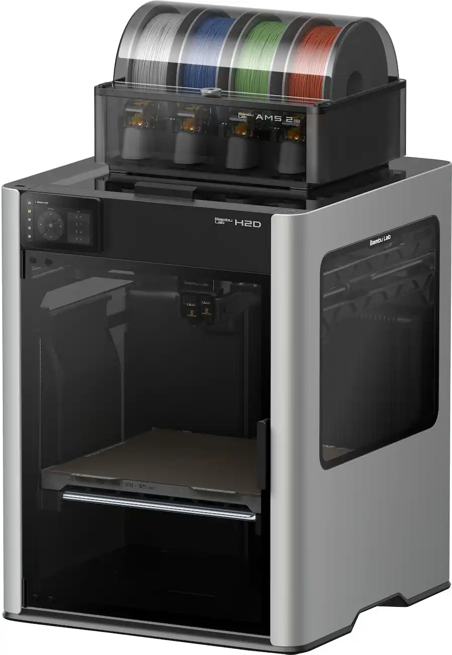 Bambu Lab   H2D AMS Combo 3D Printer   Silver