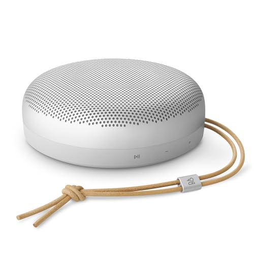 Bang & Olufsen Beosound A1 3rd Gen Portable Waterproof Bluetooth Speaker with 3 Microphones  Cradle to Cradle  C2C  Certified  Natural Aluminum