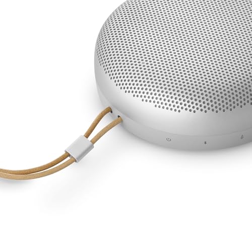 Bang & Olufsen Beosound A1 3rd Gen Portable Waterproof Bluetooth Speaker with 3 Microphones  Cradle to Cradle  C2C  Certified  Natural Aluminum