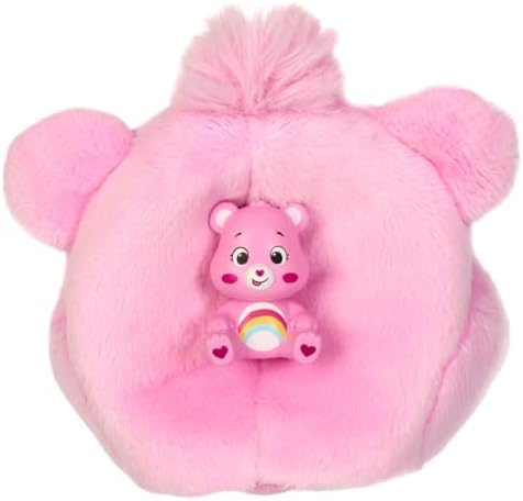 Barbie Cutie Reveal Care Bears Series Doll & Accessories Set with Cheer Bear Plush Costume & 10 Surprises Including Color Change & Mini Bear
