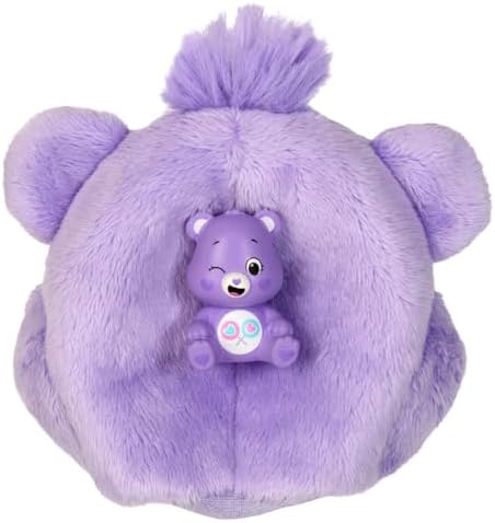 Barbie Cutie Reveal Care Bears Series Doll & Accessories Set with Cheer Bear Plush Costume & 10 Surprises Including Color Change & Mini Bear