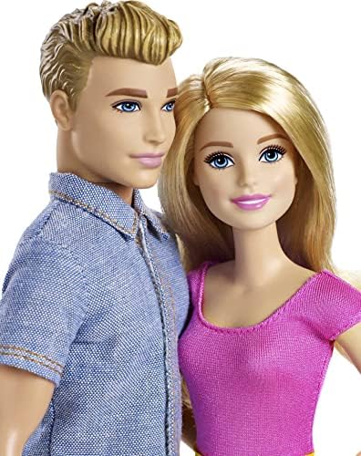 Barbie Dolls  Barbie and Ken Doll 2 Pack Featuring Blonde Hair and Bright Colorful Clothes  Kids Toys and Gifts  Amazon Exclusive 