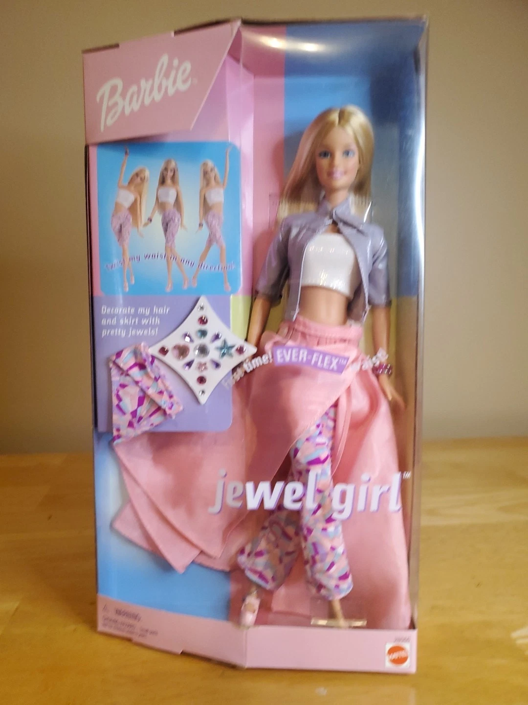Barbie Jewel Girl 2000 Mattel 28066 NRFB Ever flex Waist