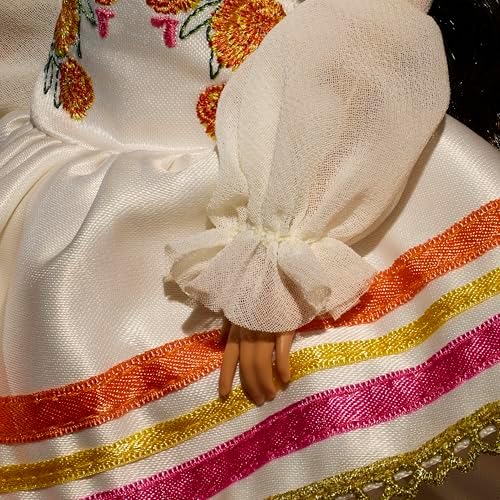 Barbie Signature Doll  Día De Muertos 2025 Collectible in Ruffled Cream Gown Trimmed with Marigolds and Ribbon  Flower Crown and Calavera Face Paint