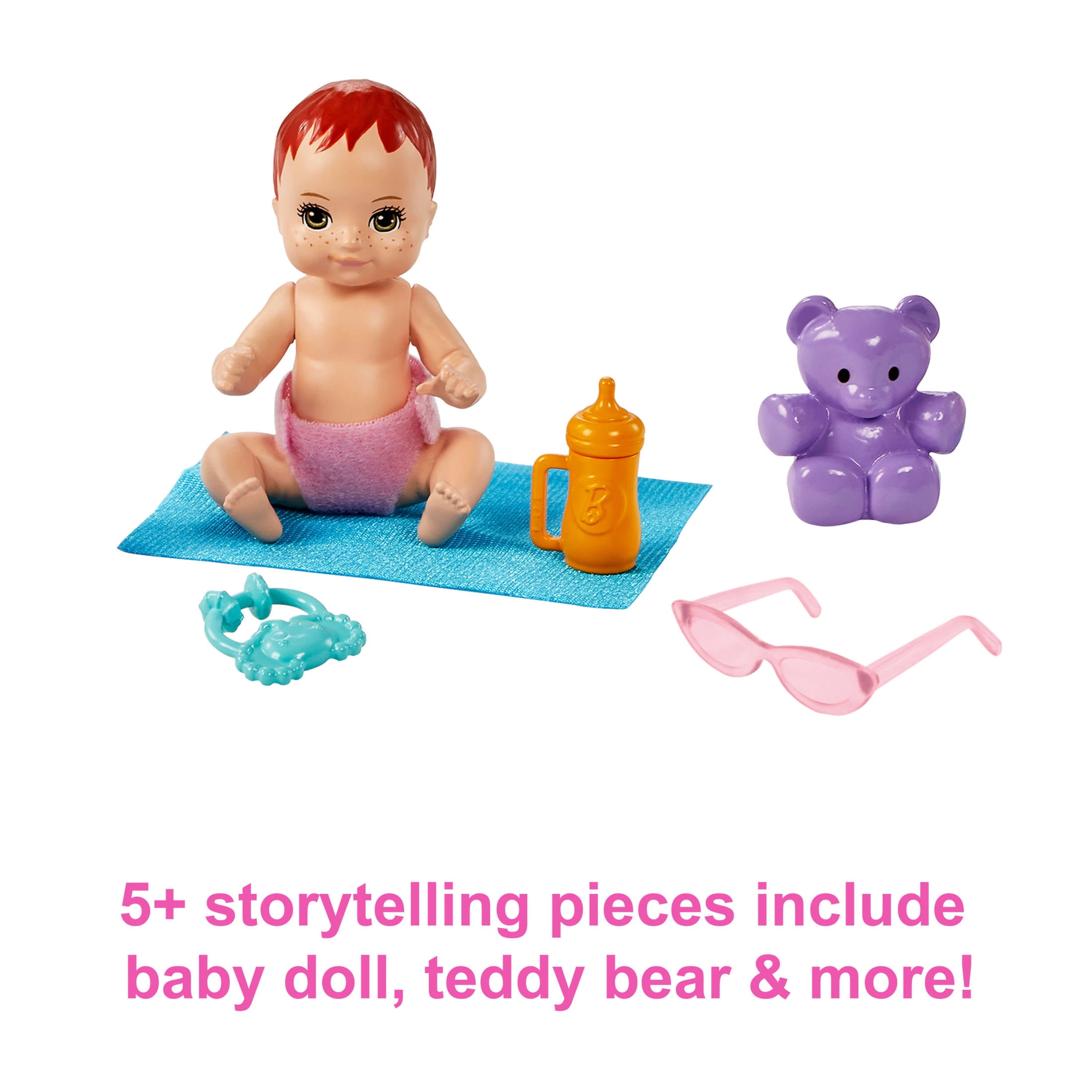 Barbie Skipper Babysitters Inc  Doll & Stroller Playset  for 3 Years & Up  Multicolor