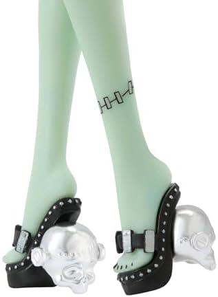 Barbie  Monster High x Frankie Stein Doll with Original Inspired Swimsuit and Solo in the Spotlight Black Evening Dress  Accessories