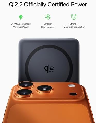 Baseus Picogo Magsafe Portable Charger  Qi2 2 25W Slim 10 000mAh Magnetic Power Bank Built in USB C Cable  45W Fast Charging Wireless Battery Pack for iPhone 17/16/15/14/13  Pixel 10 Pro XL and More