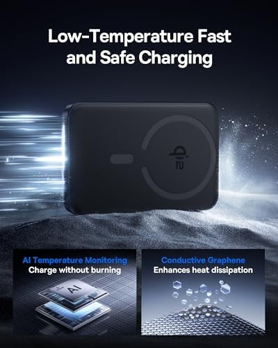 Baseus for MagSafe Portable Charger  Qi2 Certified 15W Wireless Magnetic Power Bank 10000mAh with USB C Cable 22 5W PD Charging  Battery Pack Compatible with iPhone 17/16/15/14/13 Pro/Pro Max Series