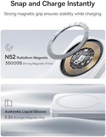 Baseus for MagSafe Portable Charger  Qi2 Certified 15W Wireless Magnetic Power Bank 10000mAh with USB C Cable 22 5W PD Charging  Battery Pack Compatible with iPhone 17/16/15/14/13 Pro/Pro Max Series