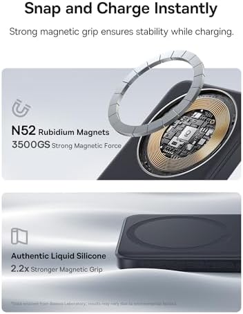 Baseus for MagSafe Portable Charger  Qi2 Certified 15W Wireless Magnetic Power Bank 10000mAh with USB C Cable 22 5W PD Charging  Battery Pack Compatible with iPhone 17/16/15/14/13 Pro/Pro Max Series
